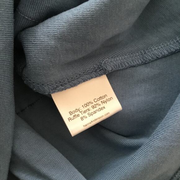 Hanna Andersson swish sparkle dress with tulle tiers - Picture 6 of 8